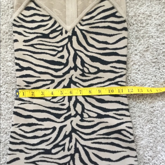 BEBE Tan Zebra Dress - Picture 2 of 12